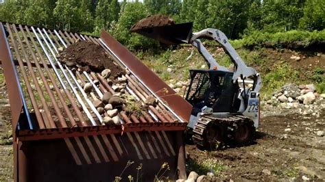 rock screen for skid steer